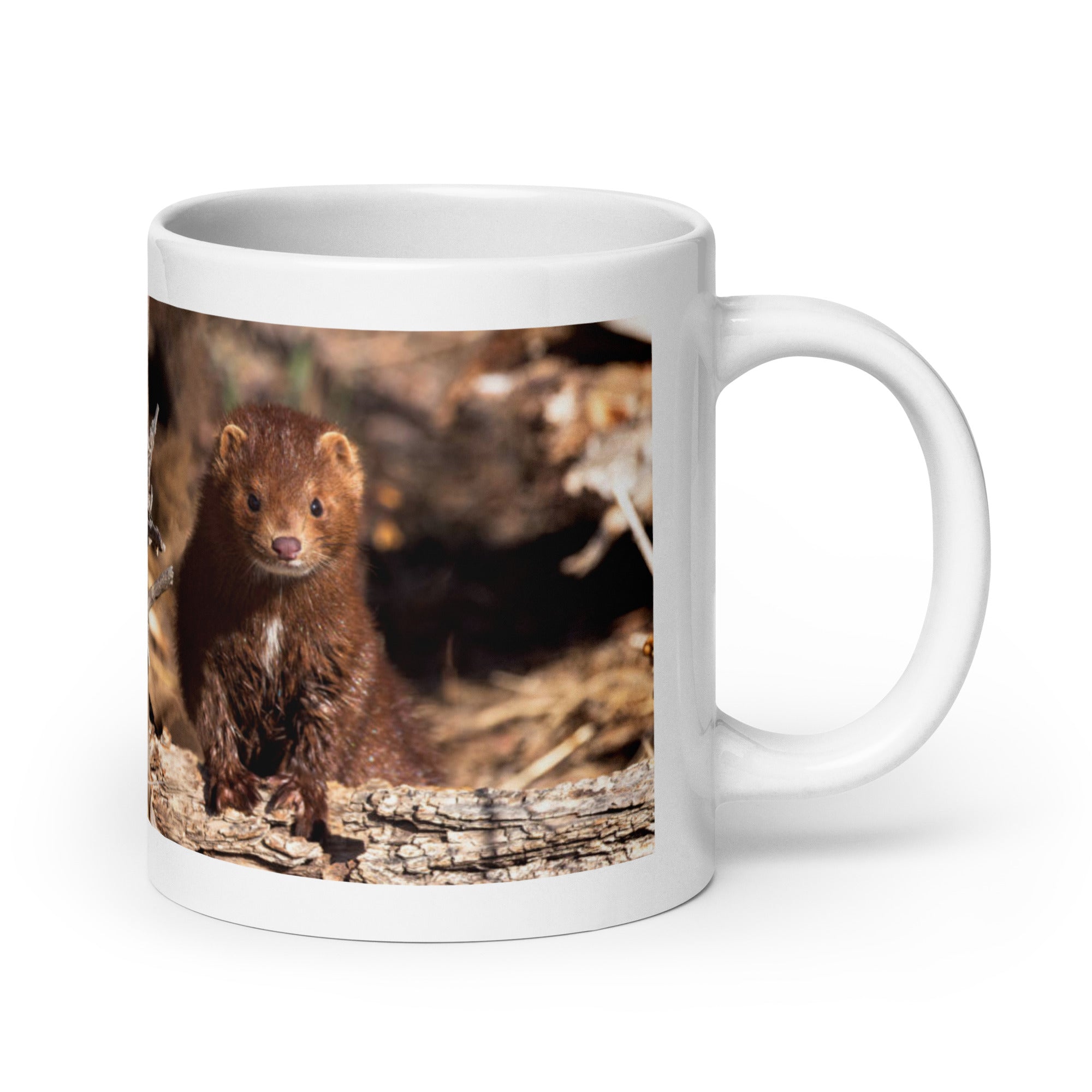 Mink Mug #1: The Semiaquatic Hunter (Ceramic)