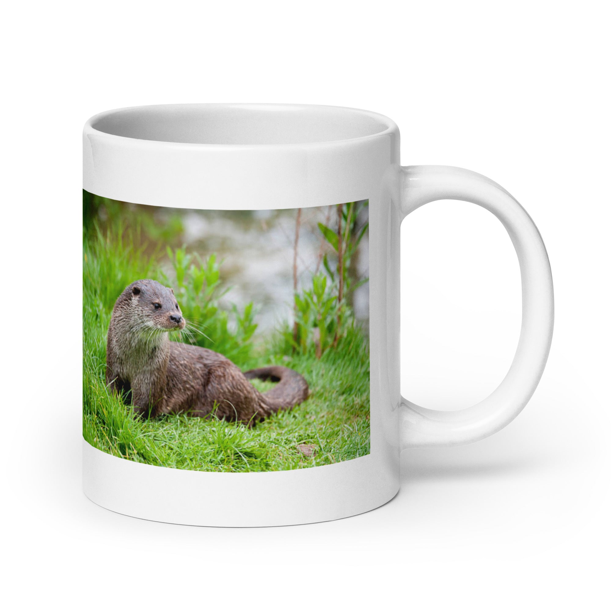 Otter Mug #1: The Playful River Runner (Ceramic)