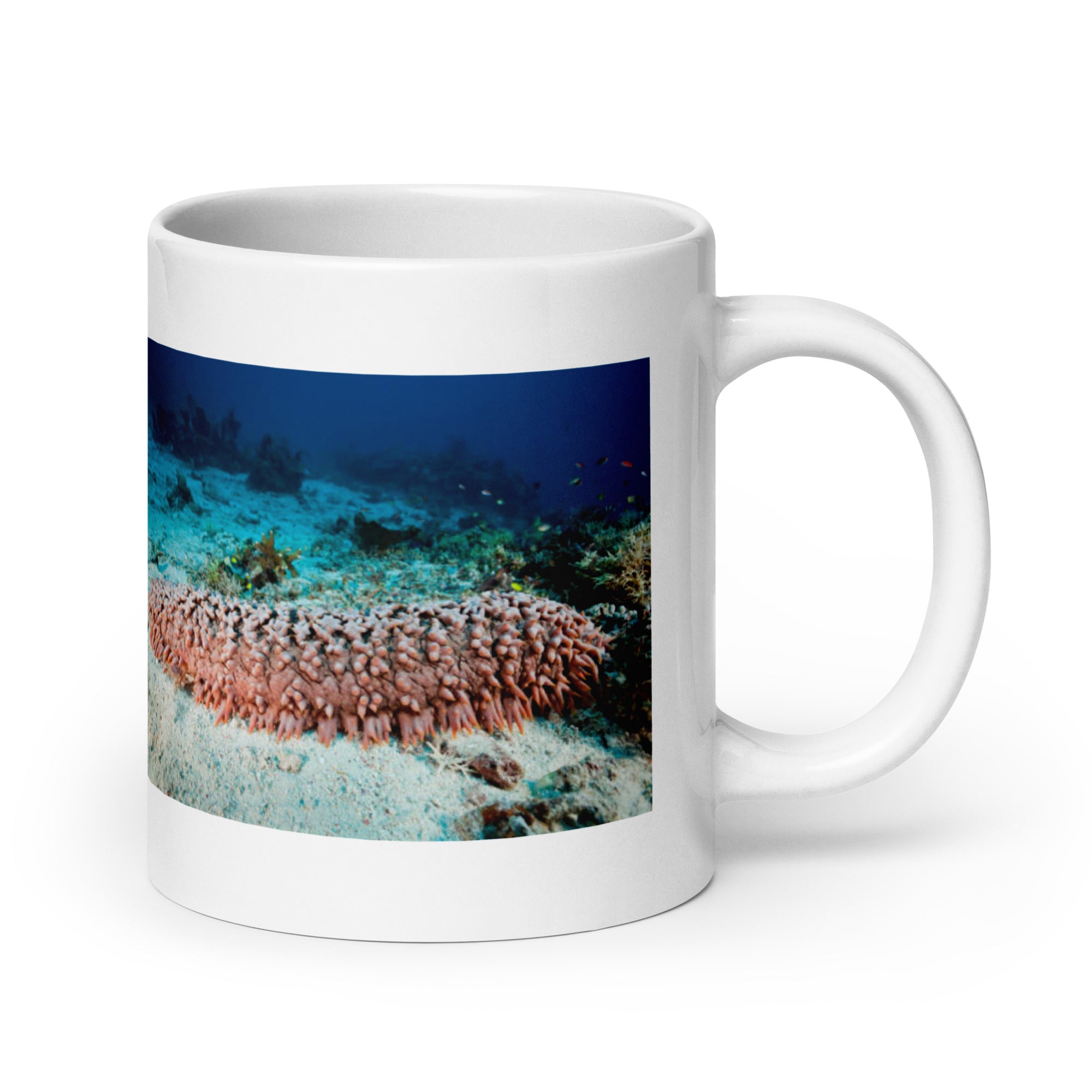 Sea Cucumber Mug #1: The Ocean Recycler (Ceramic)